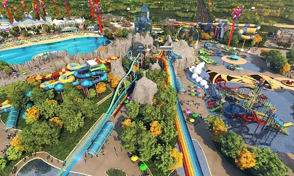 玉林克拉湾水上乐园水晶城堡 玉林克拉湾水上乐园水晶城堡